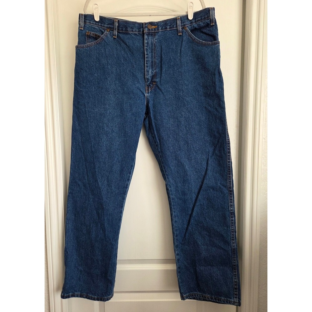 Dickies Regular Fit Straight‎ Leg Denim Jeans Medium Blue Mens Sz 40x30 Cotton